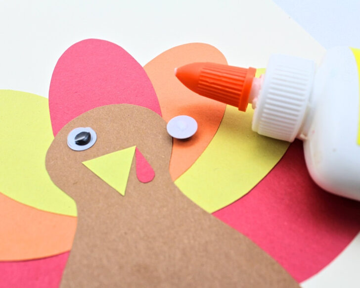 Printable Turkey Face Template