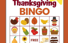 Free Printable Thanksgiving Bingo Cards (Fun Kids Game!) in Free Turkey Bingo Cards Printable