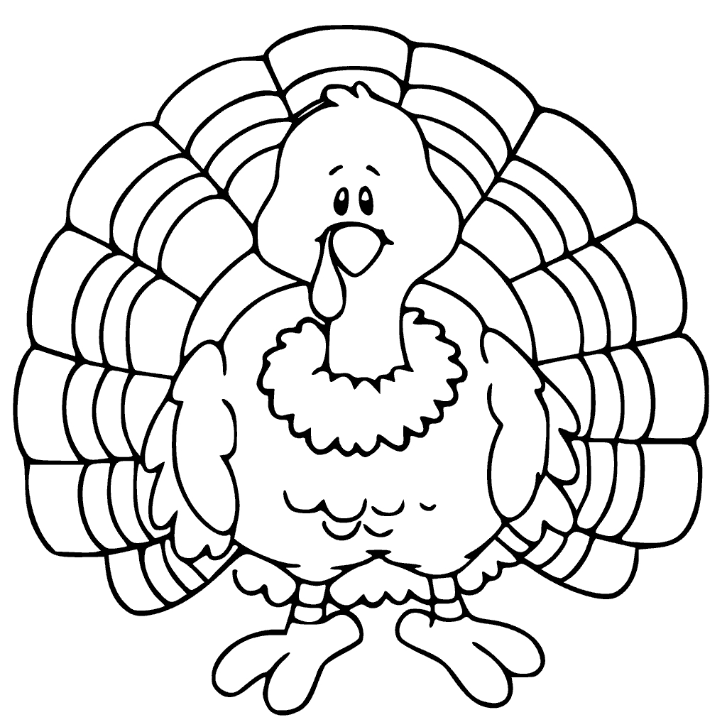 Free Printable Thanksgiving Coloring Pages For Kids pertaining to Free Printable Pictures Of Turkeys To Color