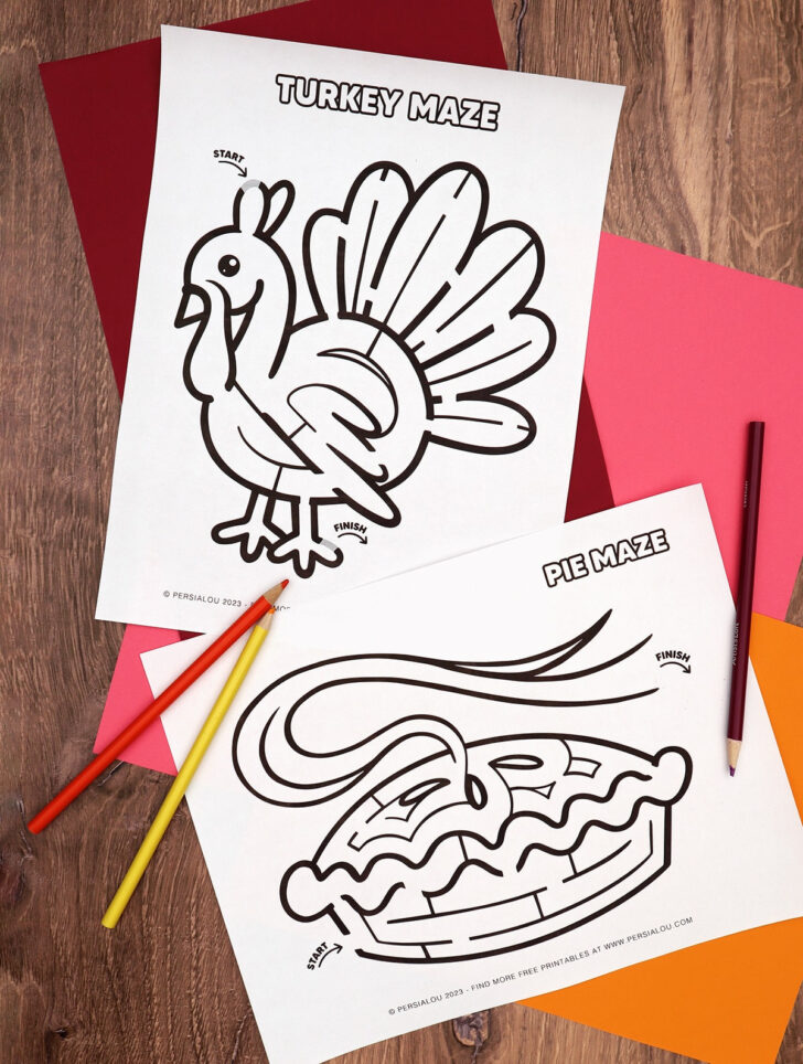 Turkey Maze Free Printable Turkey Maze Free Printable