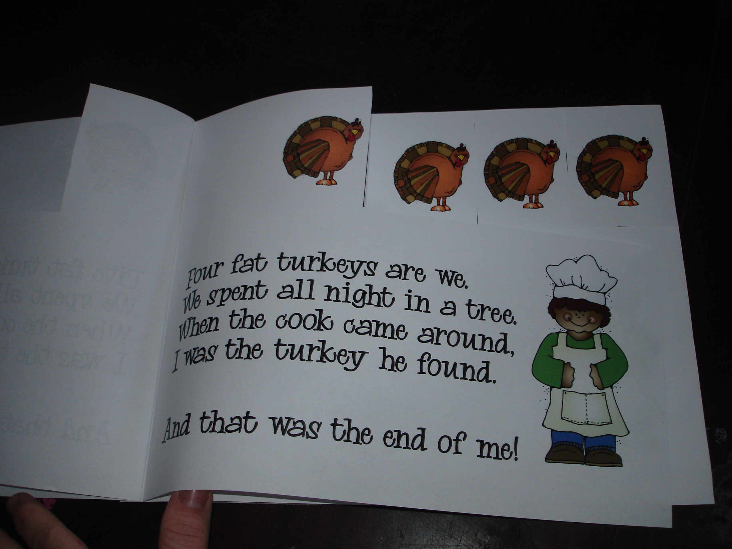 Free Printable Turkey Book – Language And Counting Practice with Turkey Printable Book