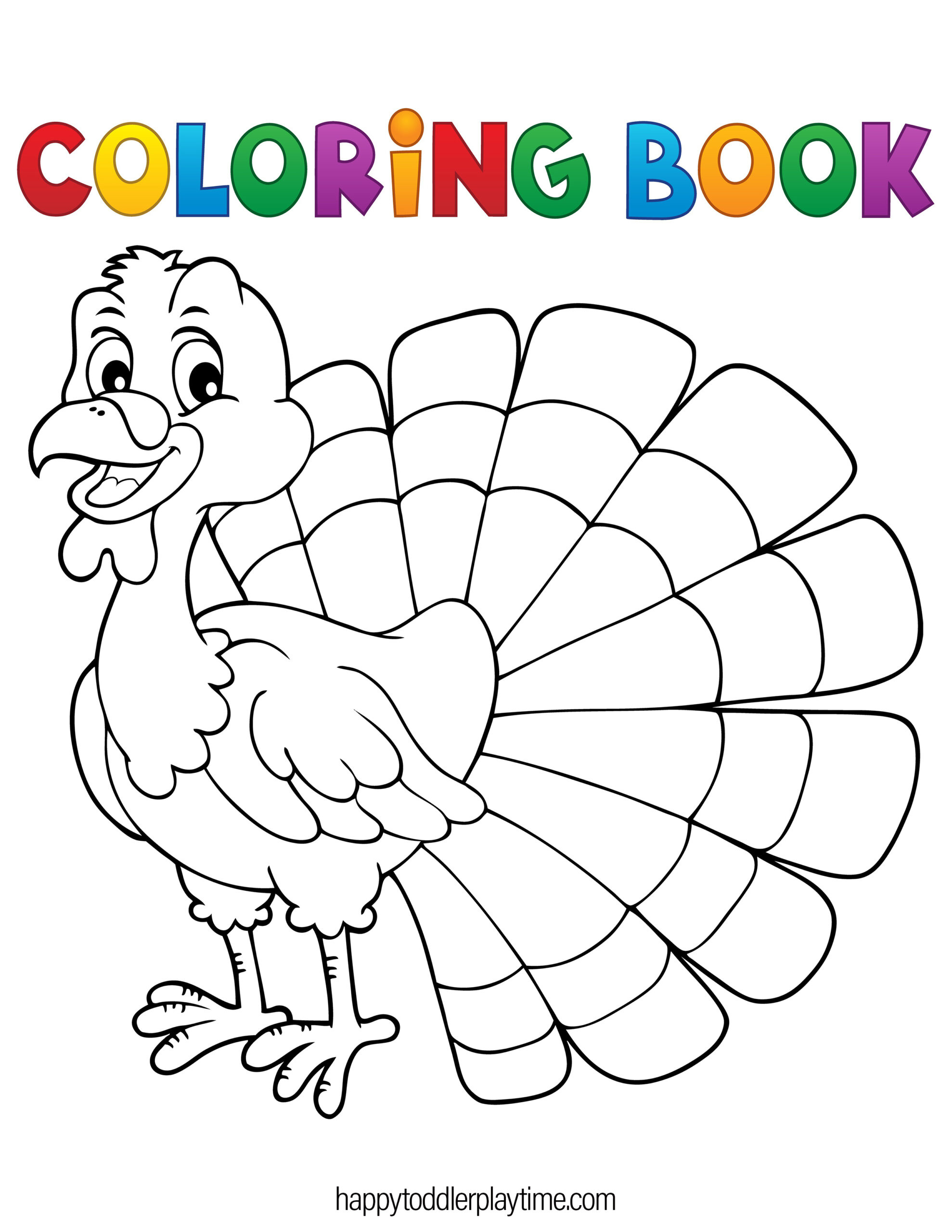 Free Printable Turkey Coloring Pages For Kids - Happy Toddler Playtime within Printable Turkey Coloring Pages Free Informational, Commercial