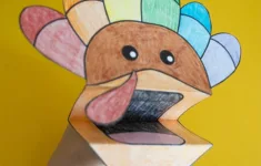 Free Printable Turkey Hand Puppet – Pjs And Paint intended for Turkey Puppet Craft Printable