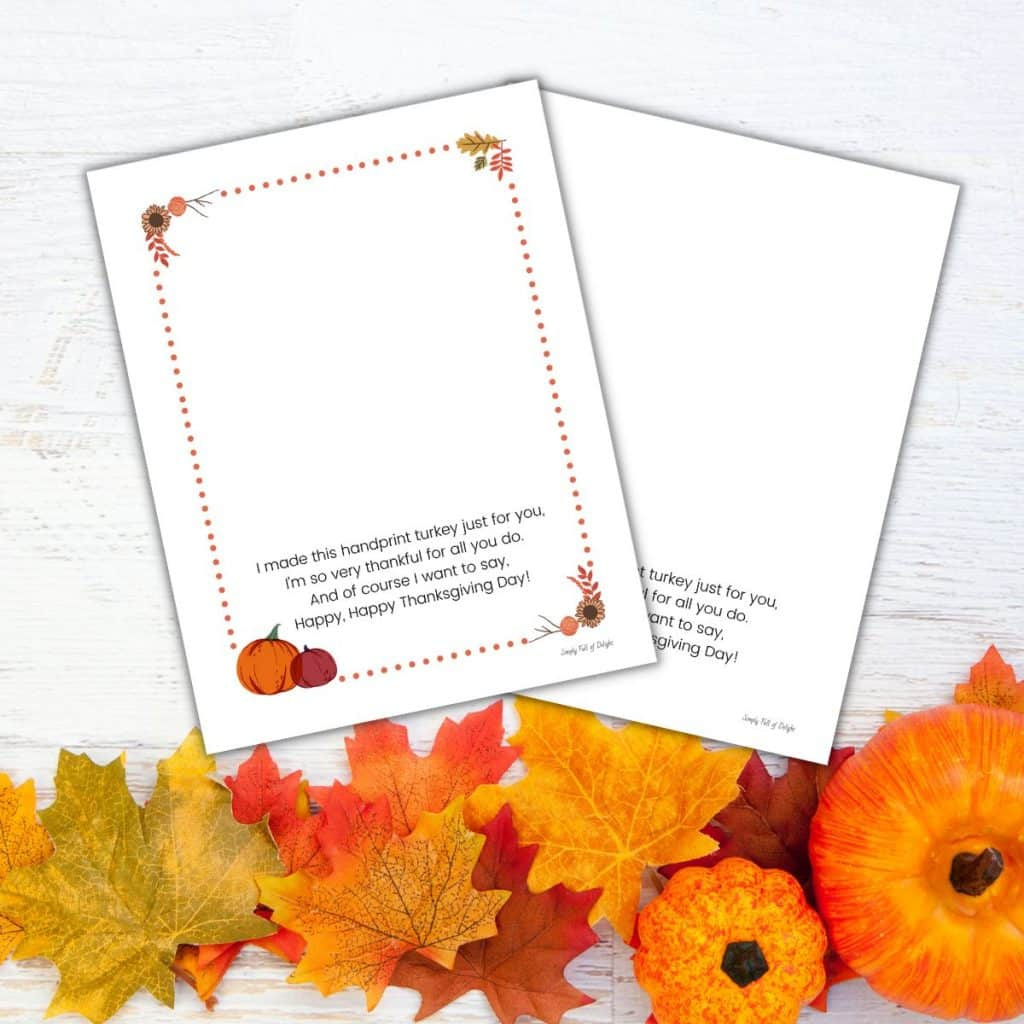 Free Printable Turkey Handprint Poem Printable - Simply Full Of throughout Free Printable Turkey Handprint Poem Printable 2023