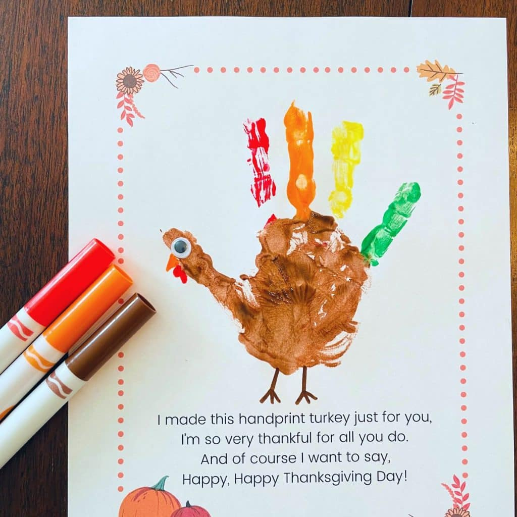 Free Printable Turkey Handprint Poem Printable - Simply Full Of throughout Free Printable Turkey Handprint Poem Printable 2023