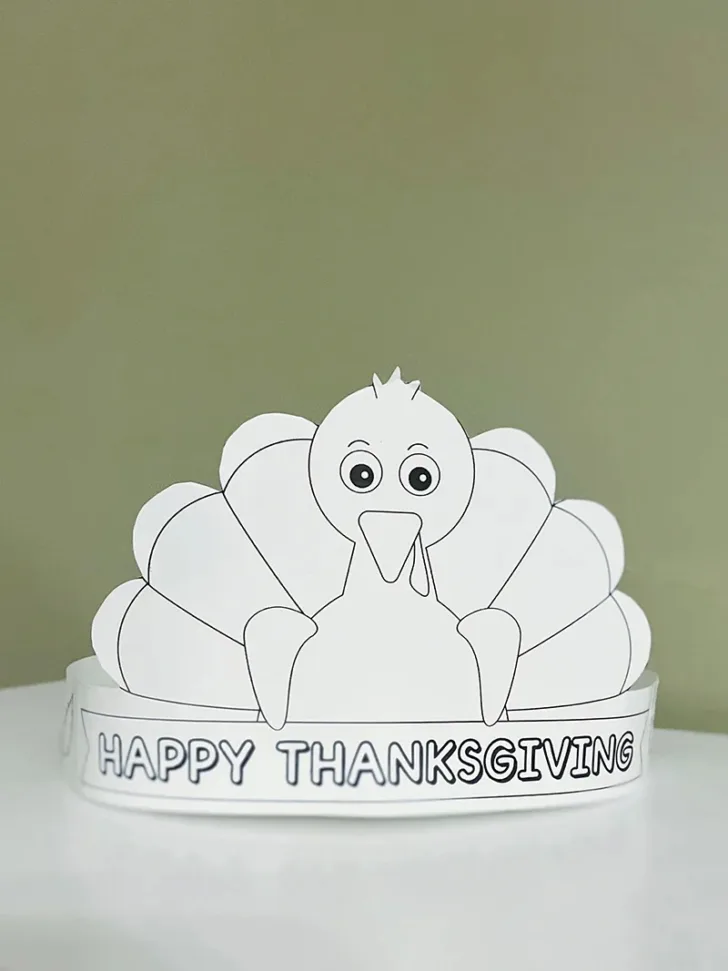 Turkey Headband Template Free Printable