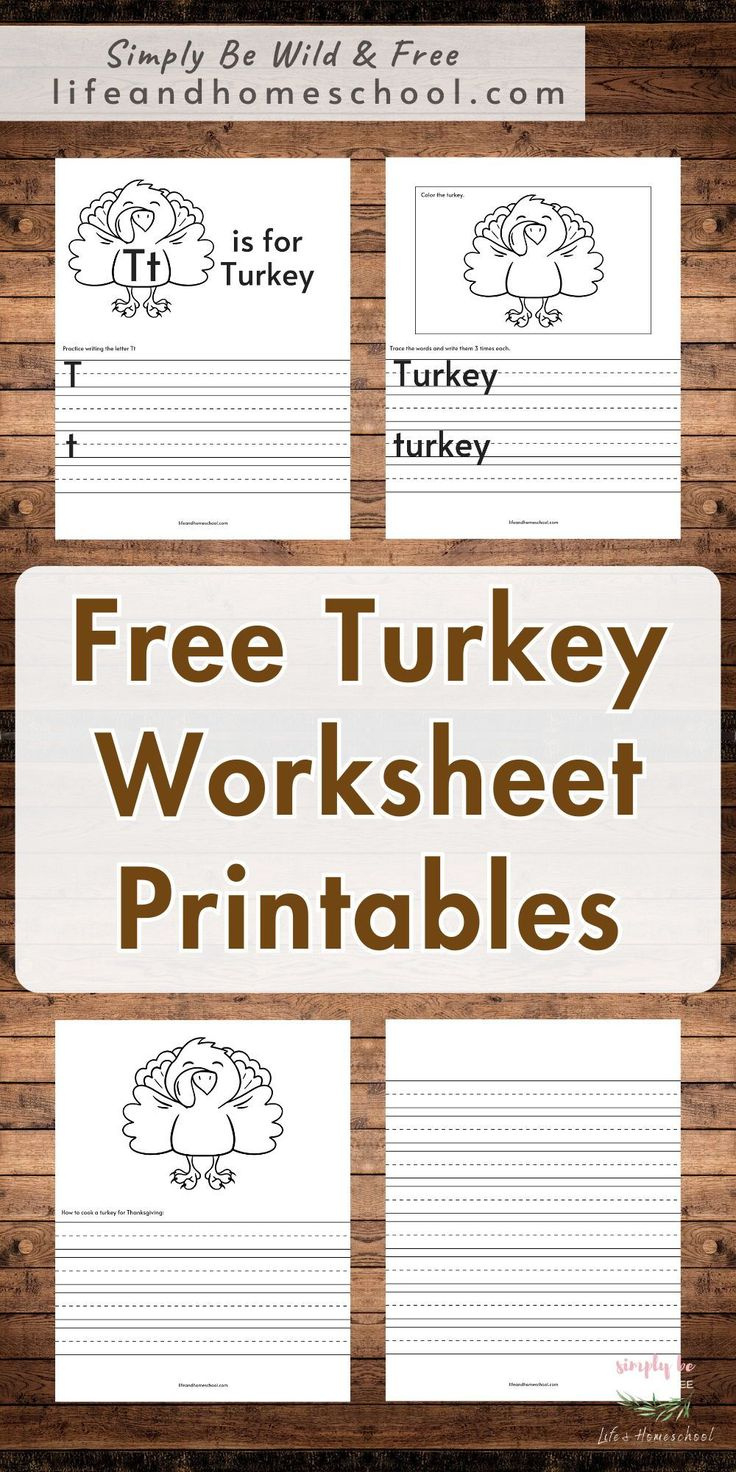 Free Printable Turkey Worksheets throughout How To Catch A Turkey Free Printable