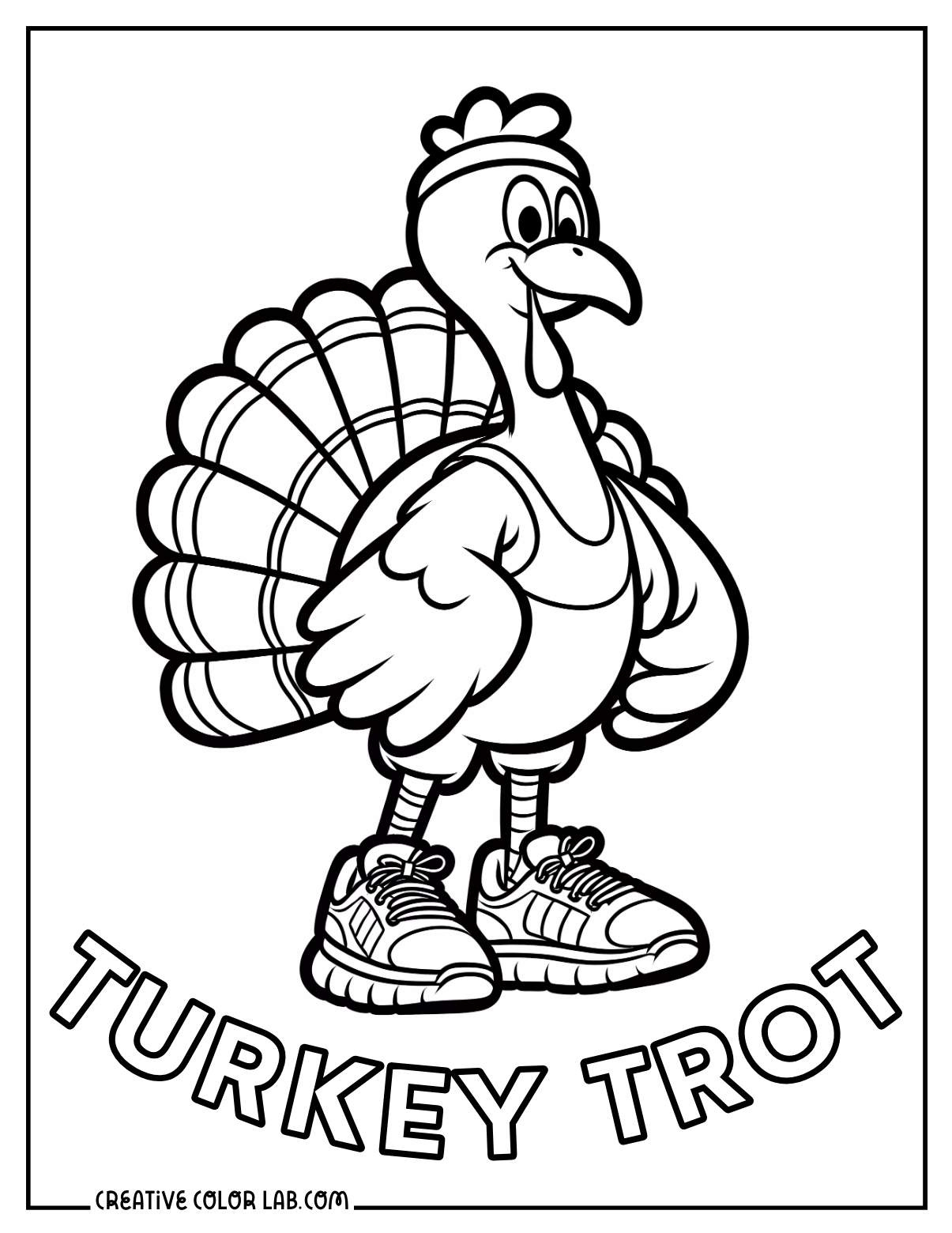 Free Thanksgiving Coloring Pages in Printable Coloring Pages of Turkeys	Informational, Commercial