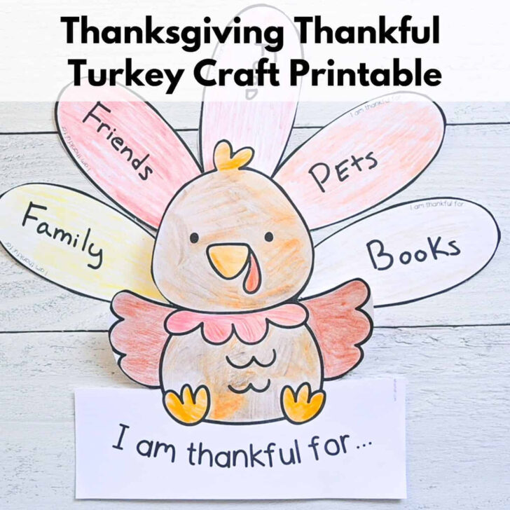 Family Turkey Project Printable