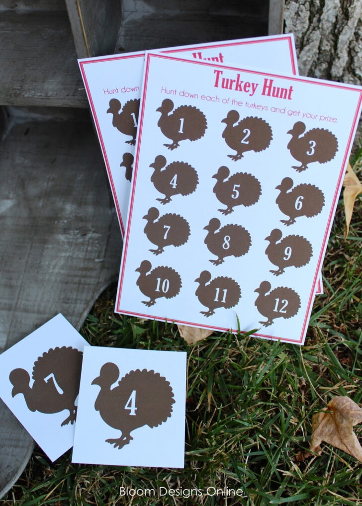 Turkey Hunt Free Printable