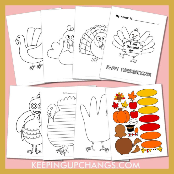 Tom Turkey Disguise Printable	Informational