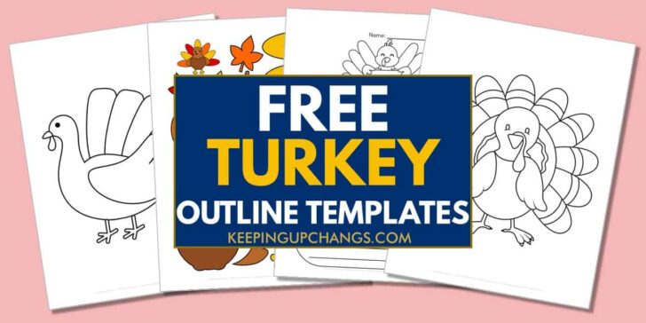 Turkey Body Outline Printable	Informational