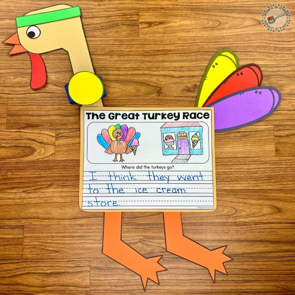 Fun Turkey Activities For Kindergarten - A Spoonful Of Learning inside The Great Turkey Race Activities Free Printable