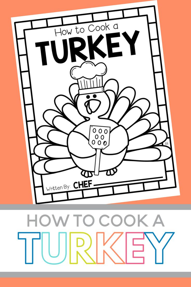 How To Cook A Turkey Preschool Activity within How to Cook a Turkey Preschool Printable
