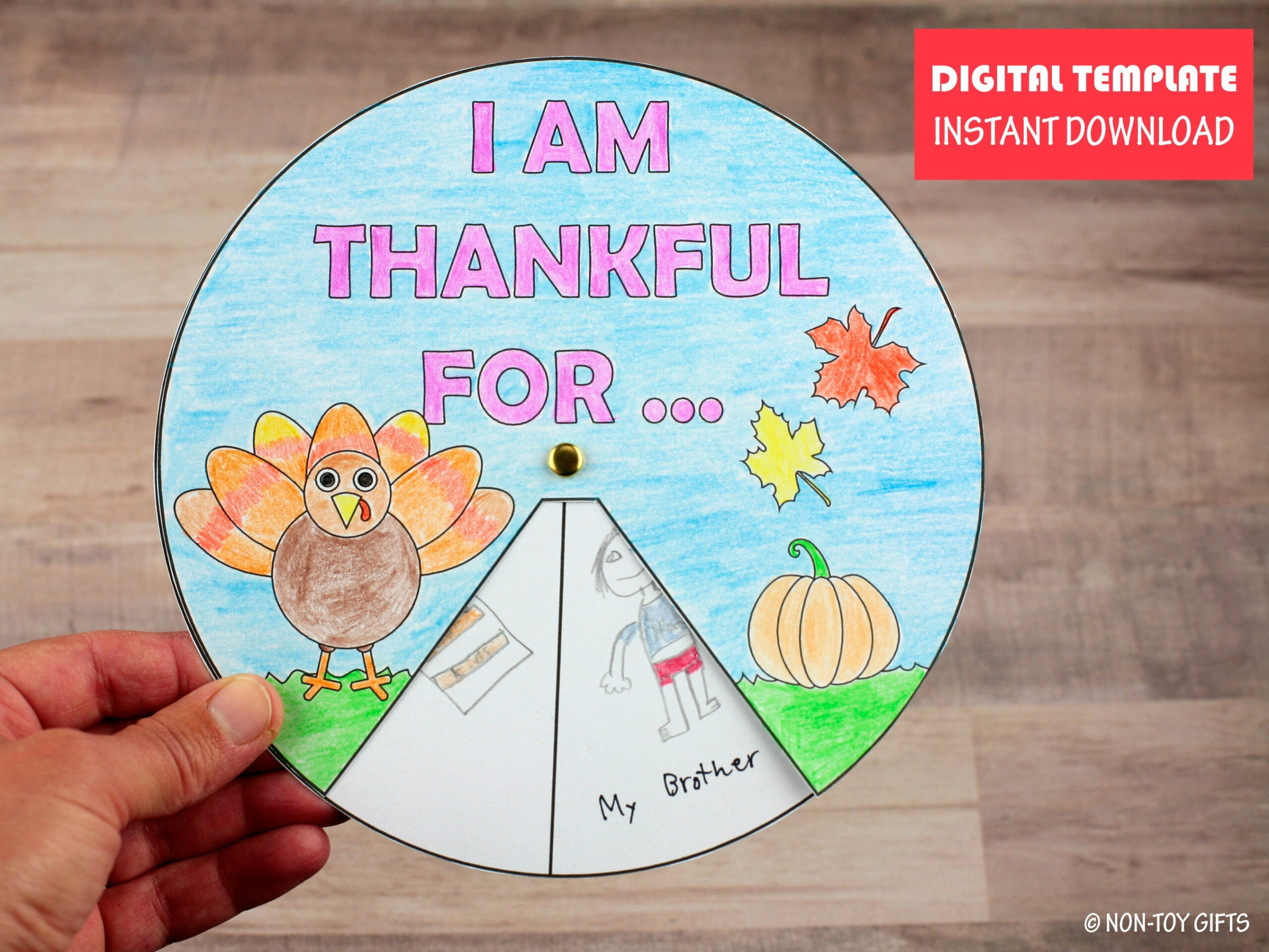 I Am Thankful For Printable, Thankful Template Craft For Kids pertaining to I am Thankful Craft Printable