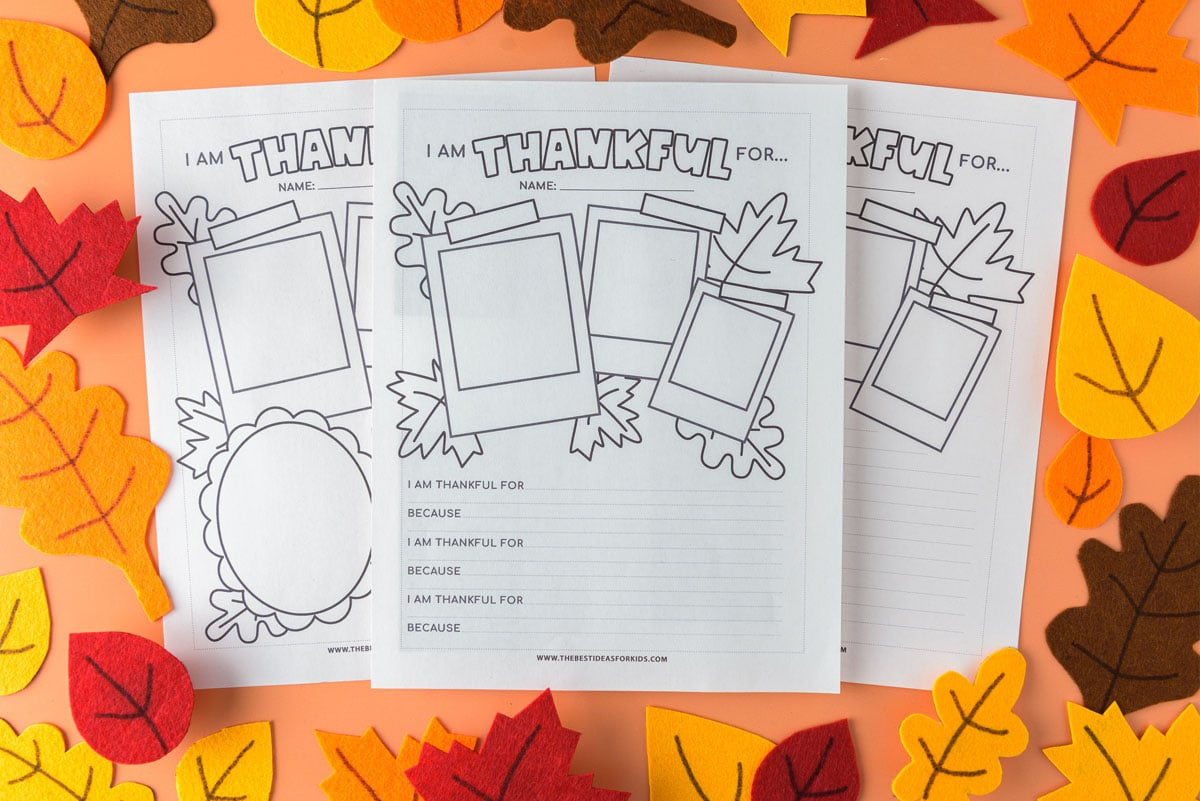 I Am Thankful For Printable - The Best Ideas For Kids inside I am Thankful For Booklet Printable