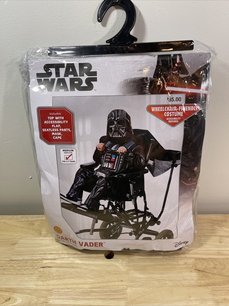Kids Star Wars Darth Vader Black Complete Costume Wheelchair for Darth Vader Turkey Disguise Template Printable Informational