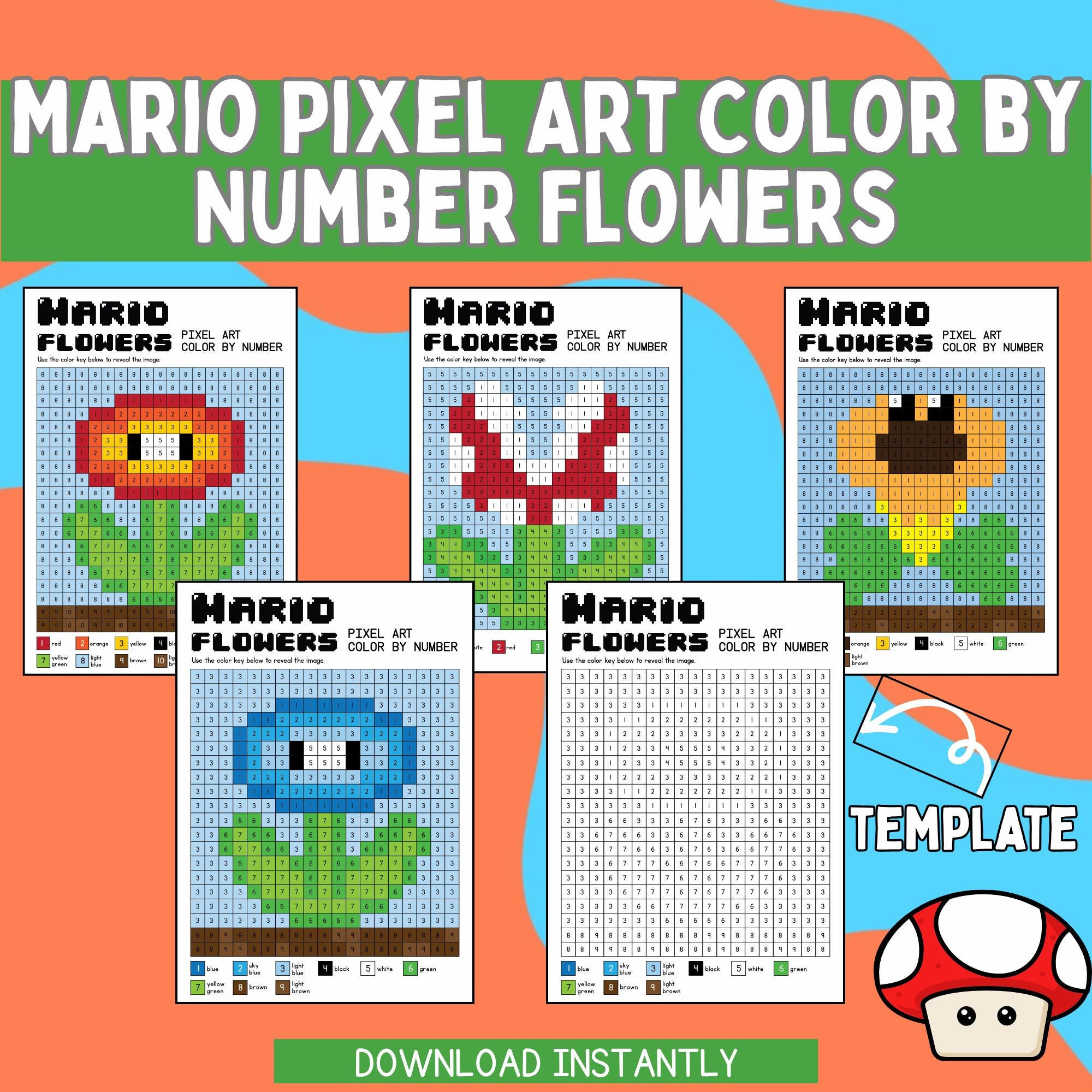 Lovepeacemotherhood - Etsy with Mario Turkey Disguise Printable Informational