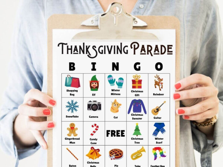 Thanksgiving Parade Bingo Printable