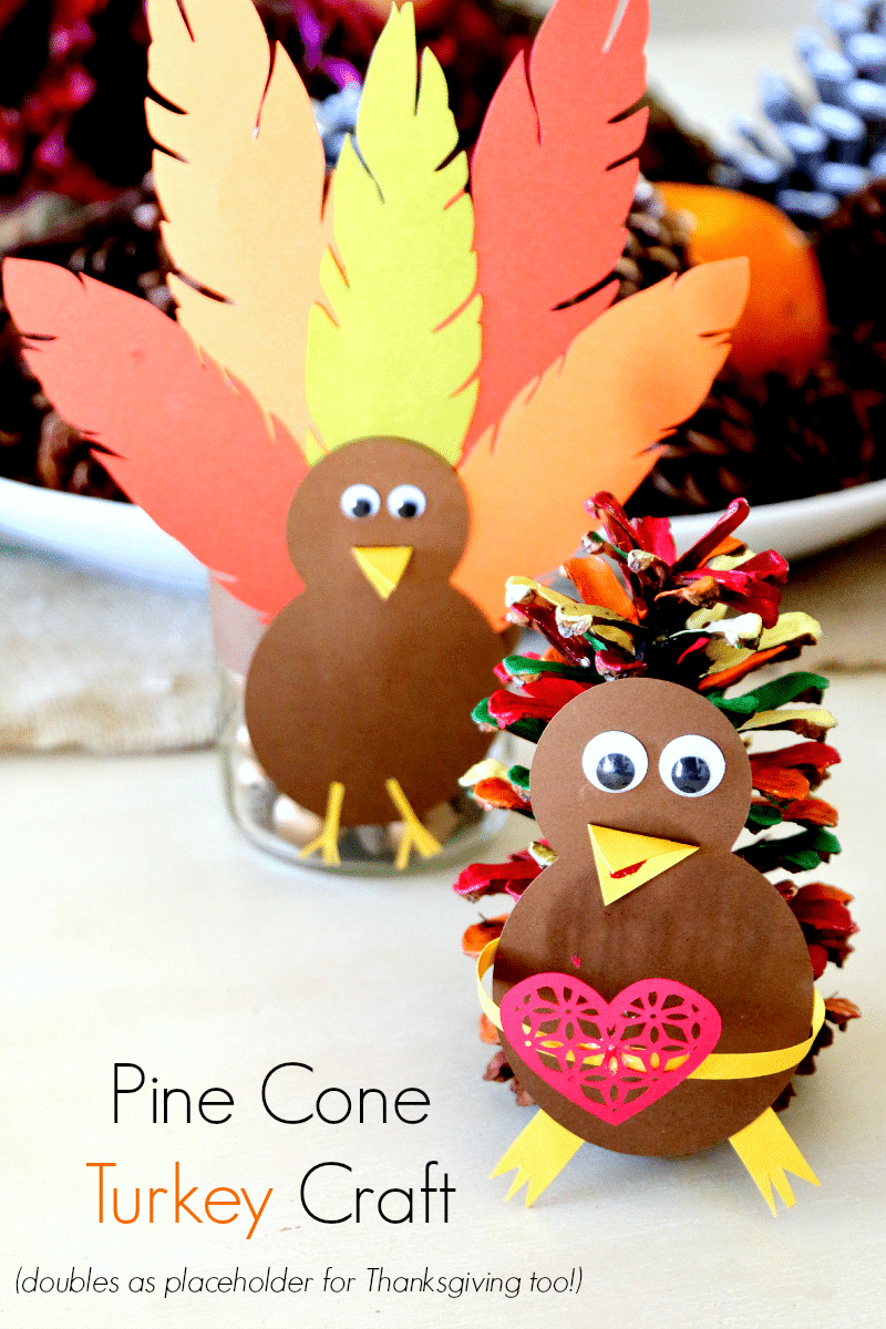 Make A Pinecone Turkey Craft With Our Free Printable! - Momdot throughout Pinecone Turkey Craft Printable