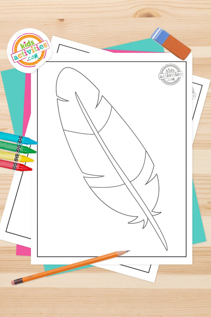 Printable Turkey Feather Template	Informational