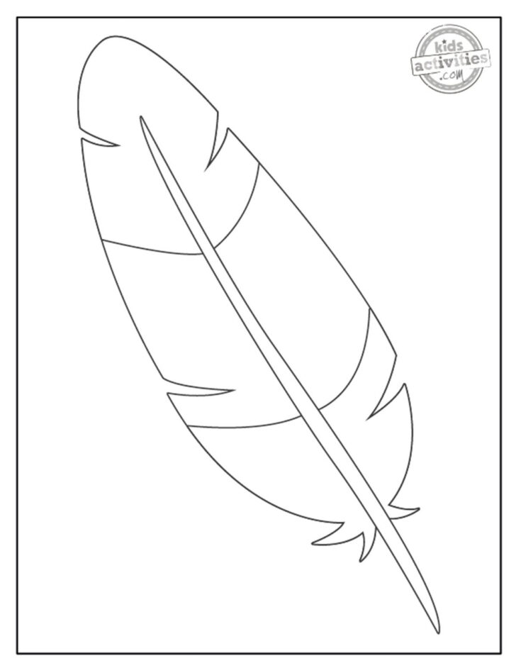 Free Printable Turkey Feathers Template