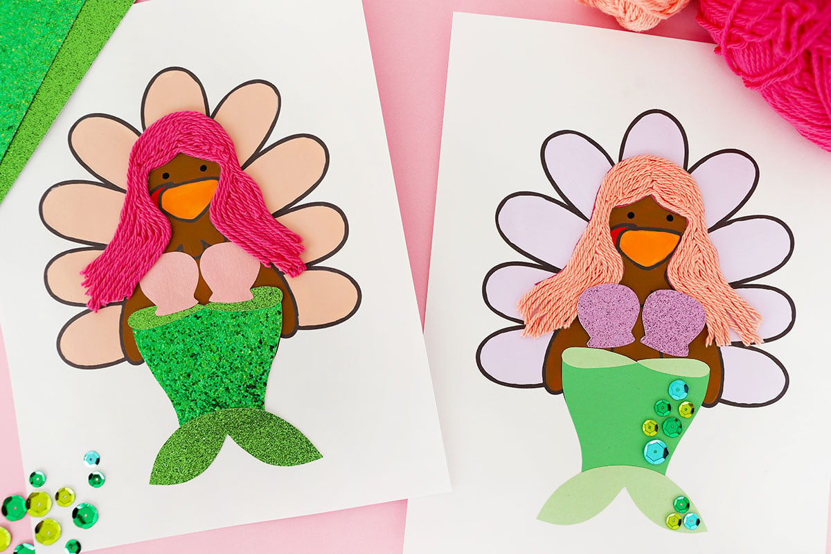 Mermaid Turkey Disguise (Free Template) - The Best Ideas For Kids regarding Free Printable Mermaid Turkey Disguise Template