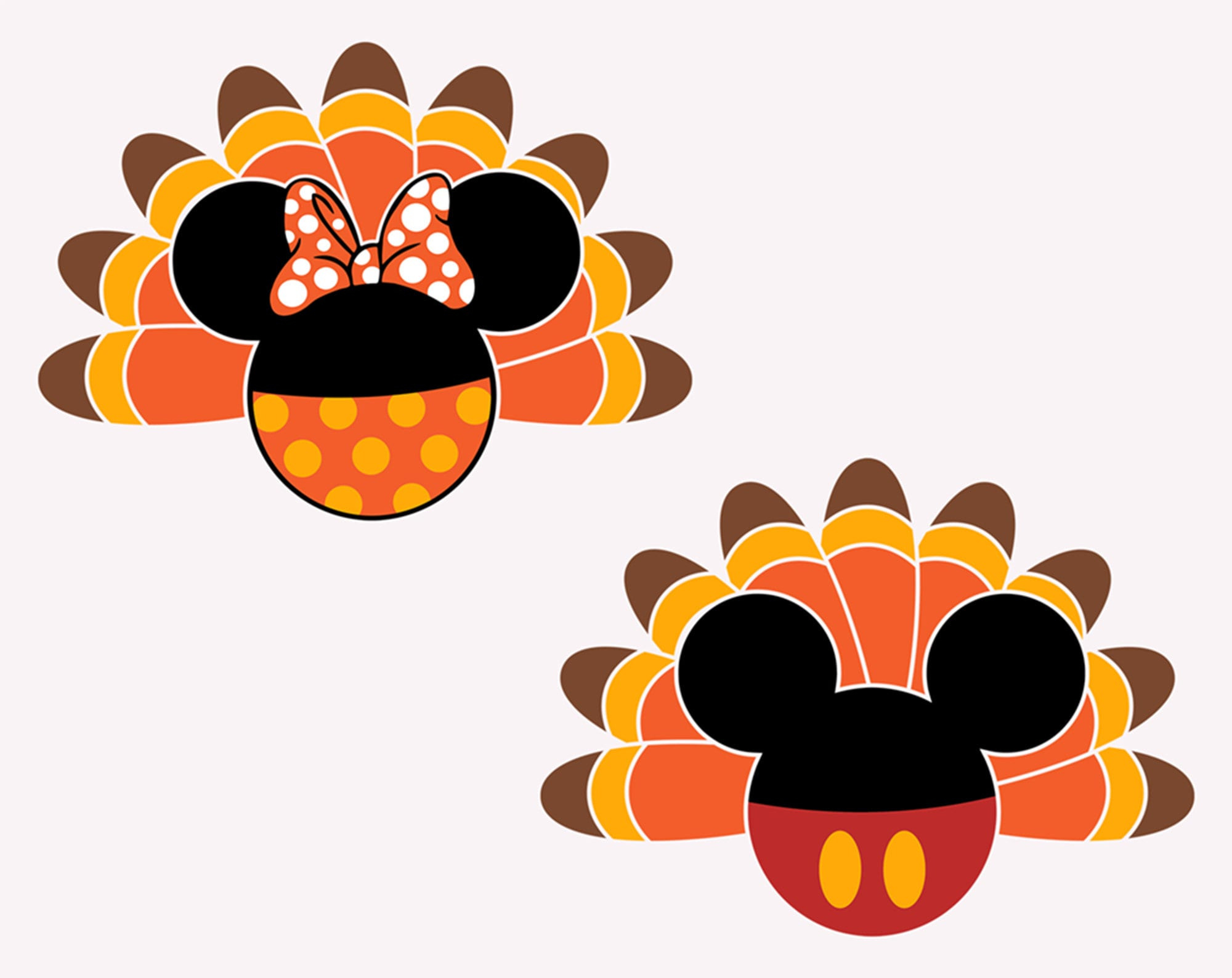 Minnie Turkey Svg - Etsy inside Printable Minnie Mouse Turkey Disguise