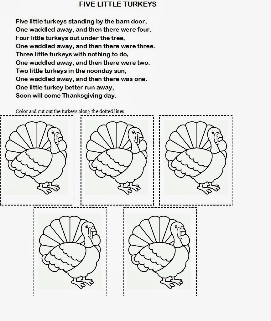 Misadventures Of A Ya Librarian: Five Little Turkeys Felt Board throughout Five Little Turkeys Printable
