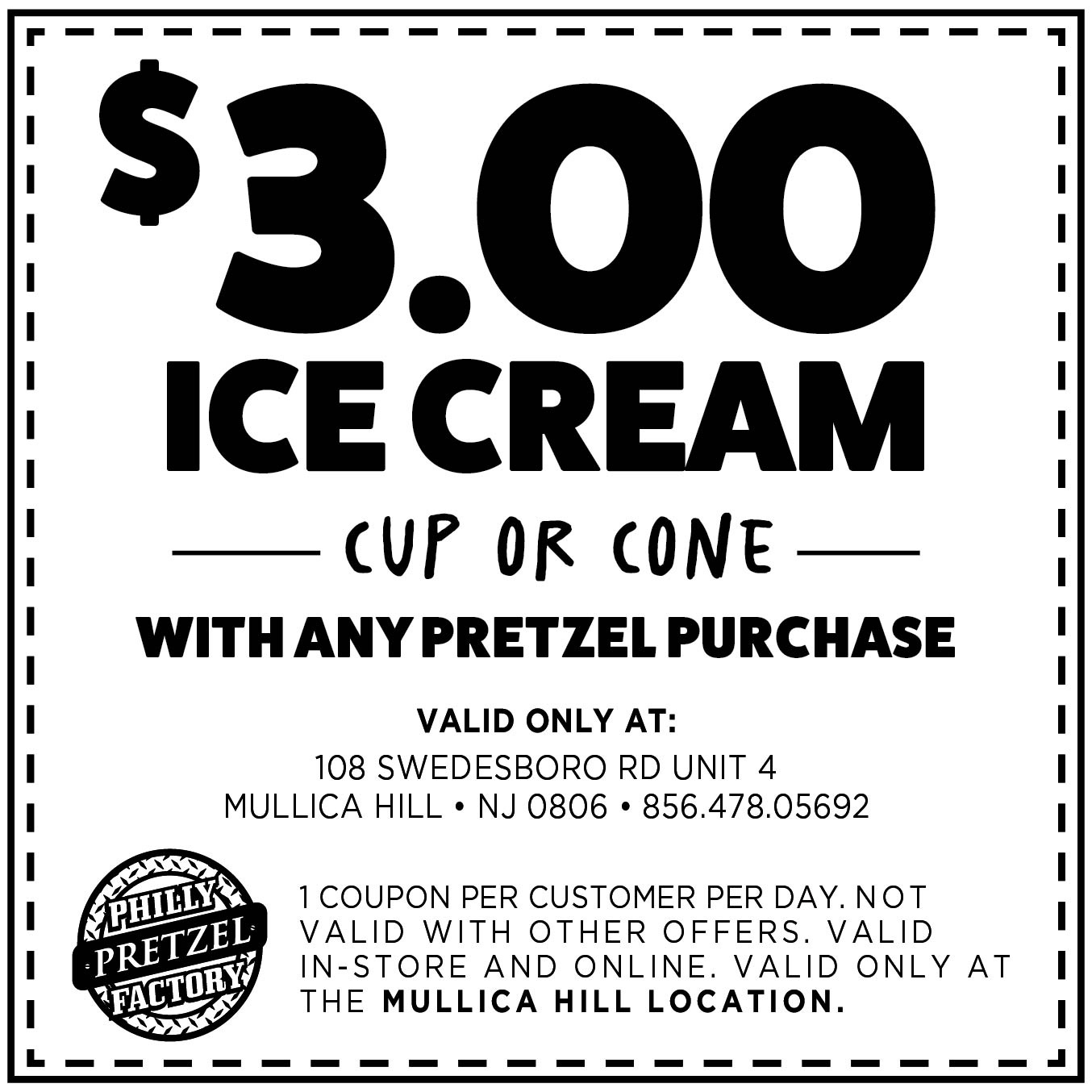 Mullica Hill - Philly Pretzel Factory within Turkey Hill Ice Cream Printable Coupons