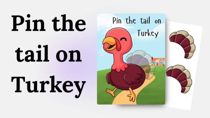 Pin the Feathers On the Turkey Printable