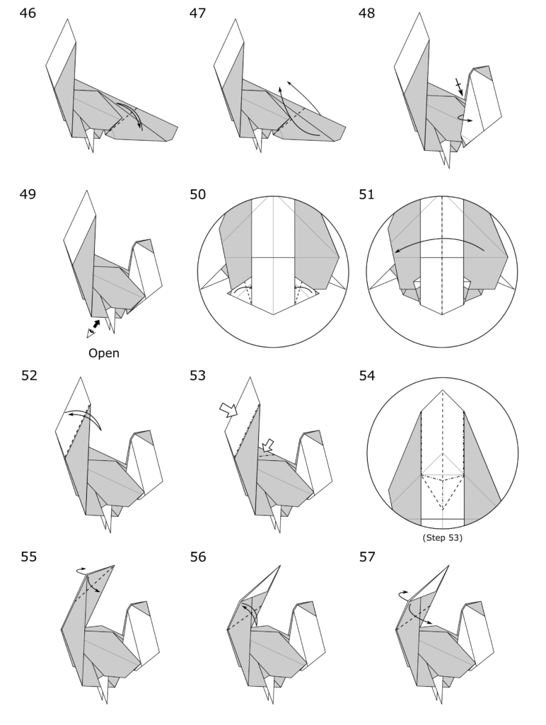Origami Turkey - Jo Nakashima in Origami Turkey Instructions Printable