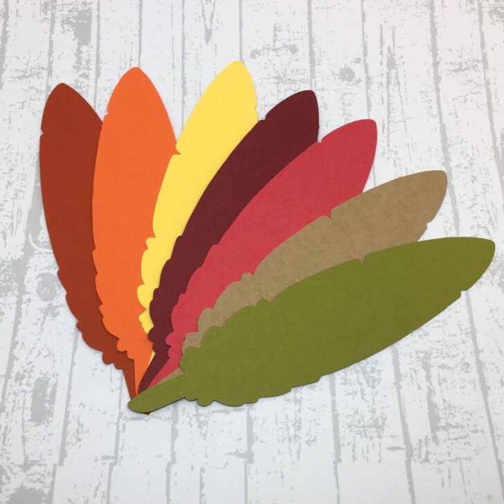 Printable Turkey Feathers