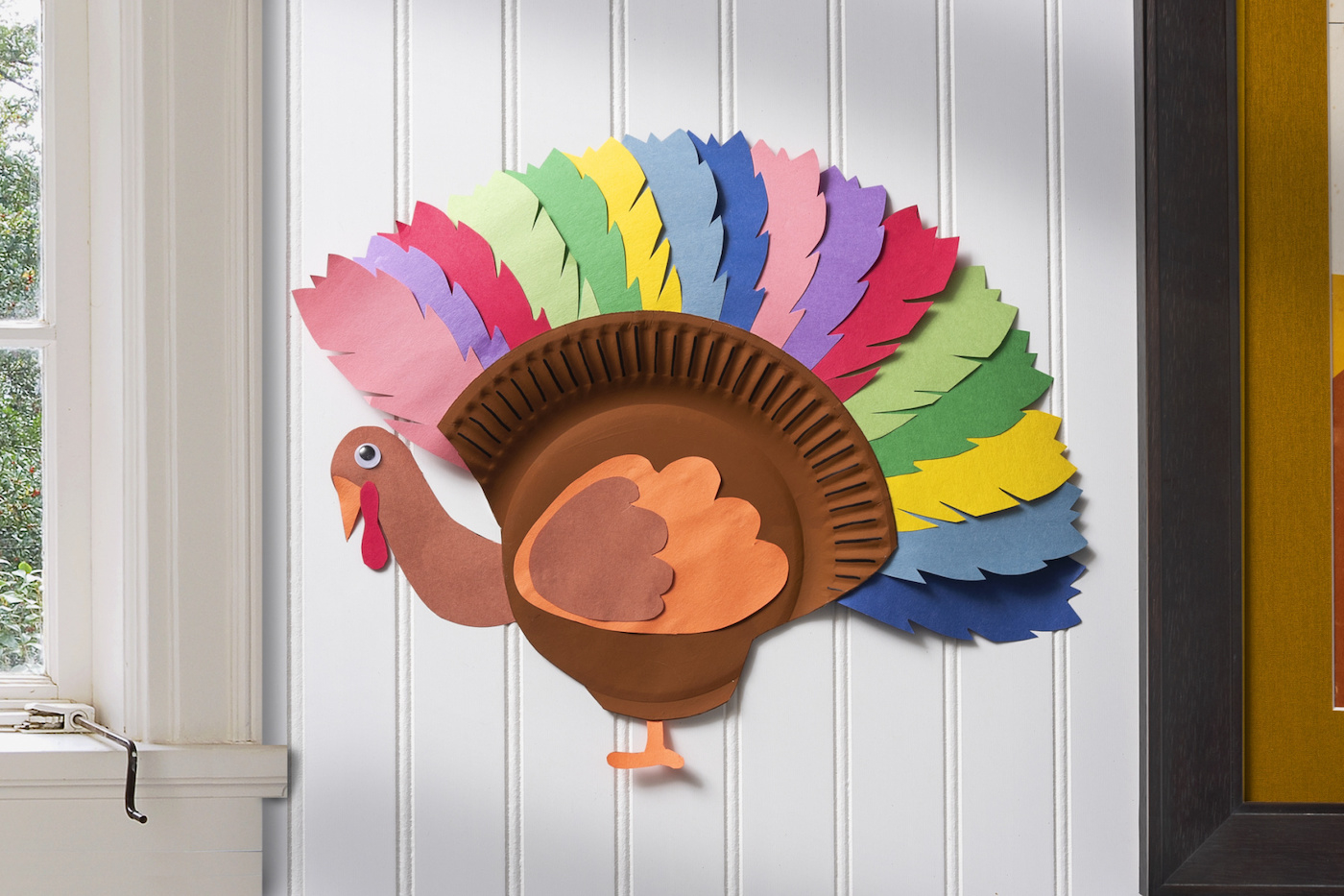 Paper Plate Turkey For A Fun Kids' Thanksgiving - Diy Candy intended for Printable Paper Plate Turkey