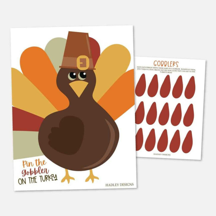 Printable Turkey Gobbler