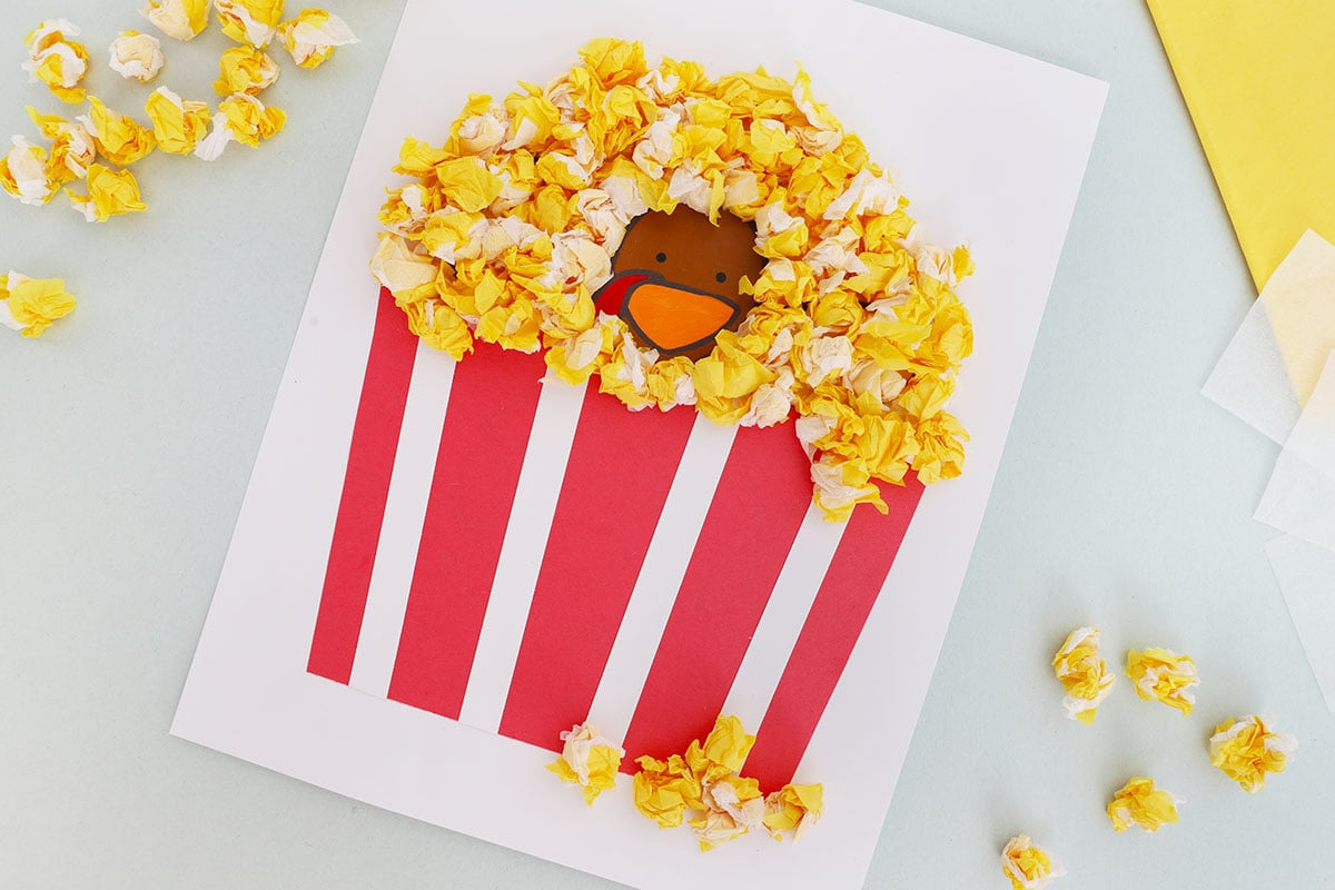 Popcorn Turkey Disguise (Free Template) - The Best Ideas For Kids throughout Popcorn Turkey Disguise Printable