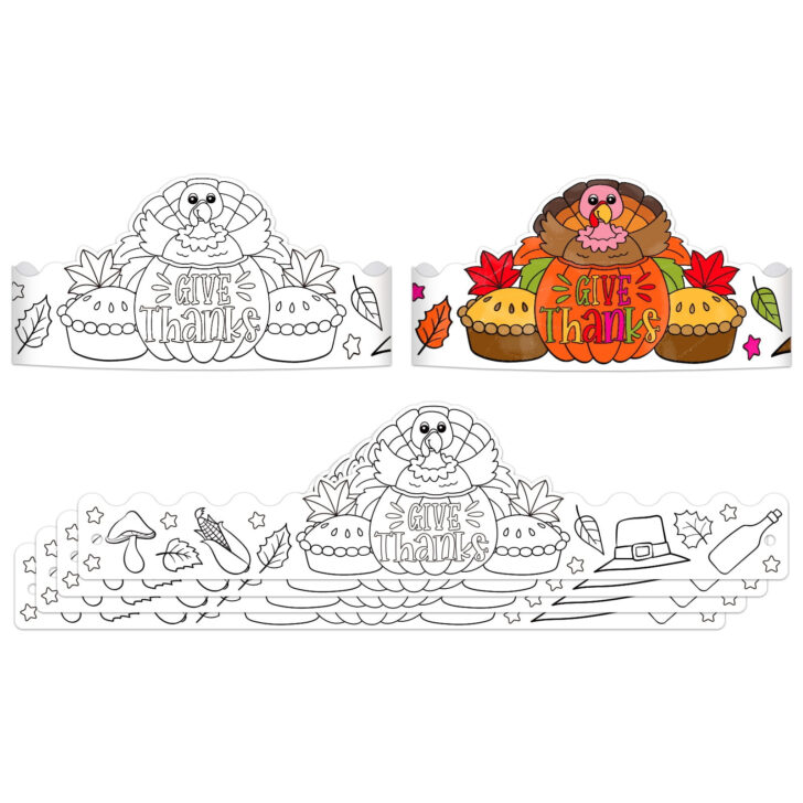 Turkey Coloring Printable	Informational, Commercial