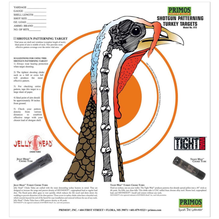 Printable Turkey Patterning Target
