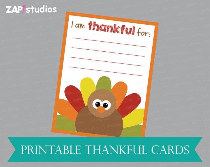 Printable Turkey Card