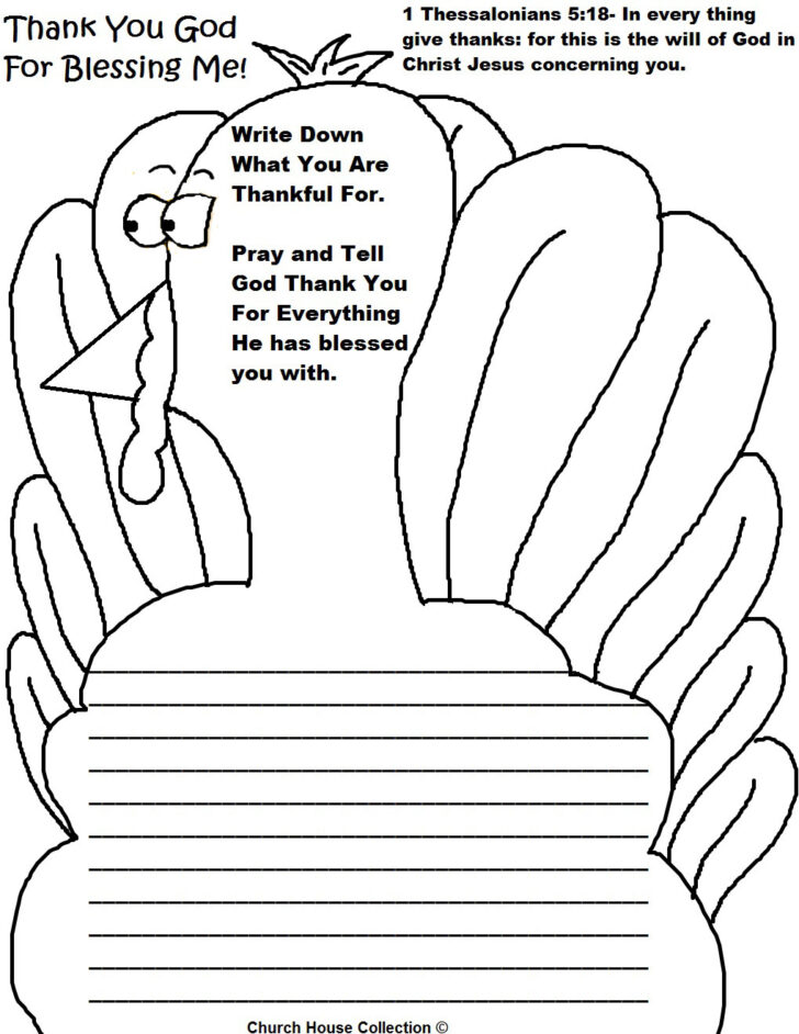 Free Printable Turkey Writing Template