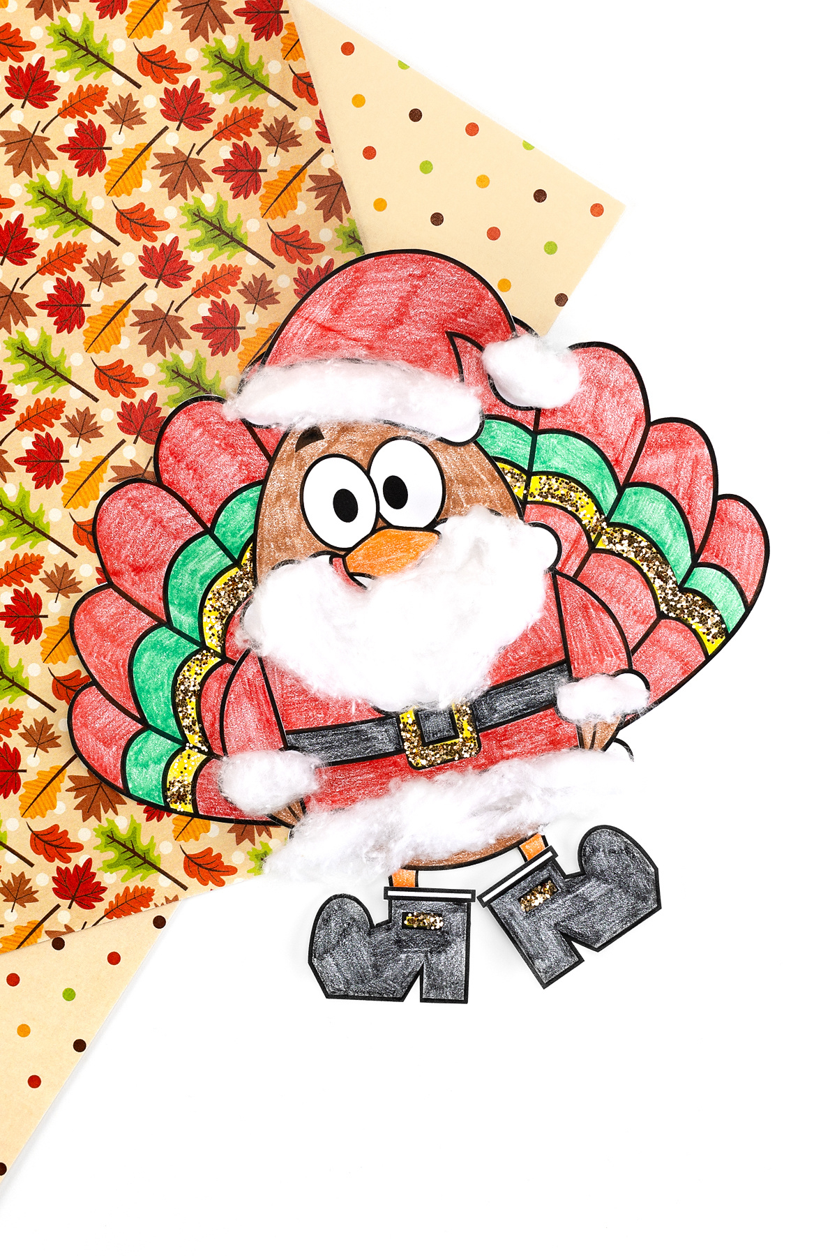 Santa Turkey Disguise (Free Printable) - Fireflies And Mud Pies regarding Disguise a Turkey Santa Printable