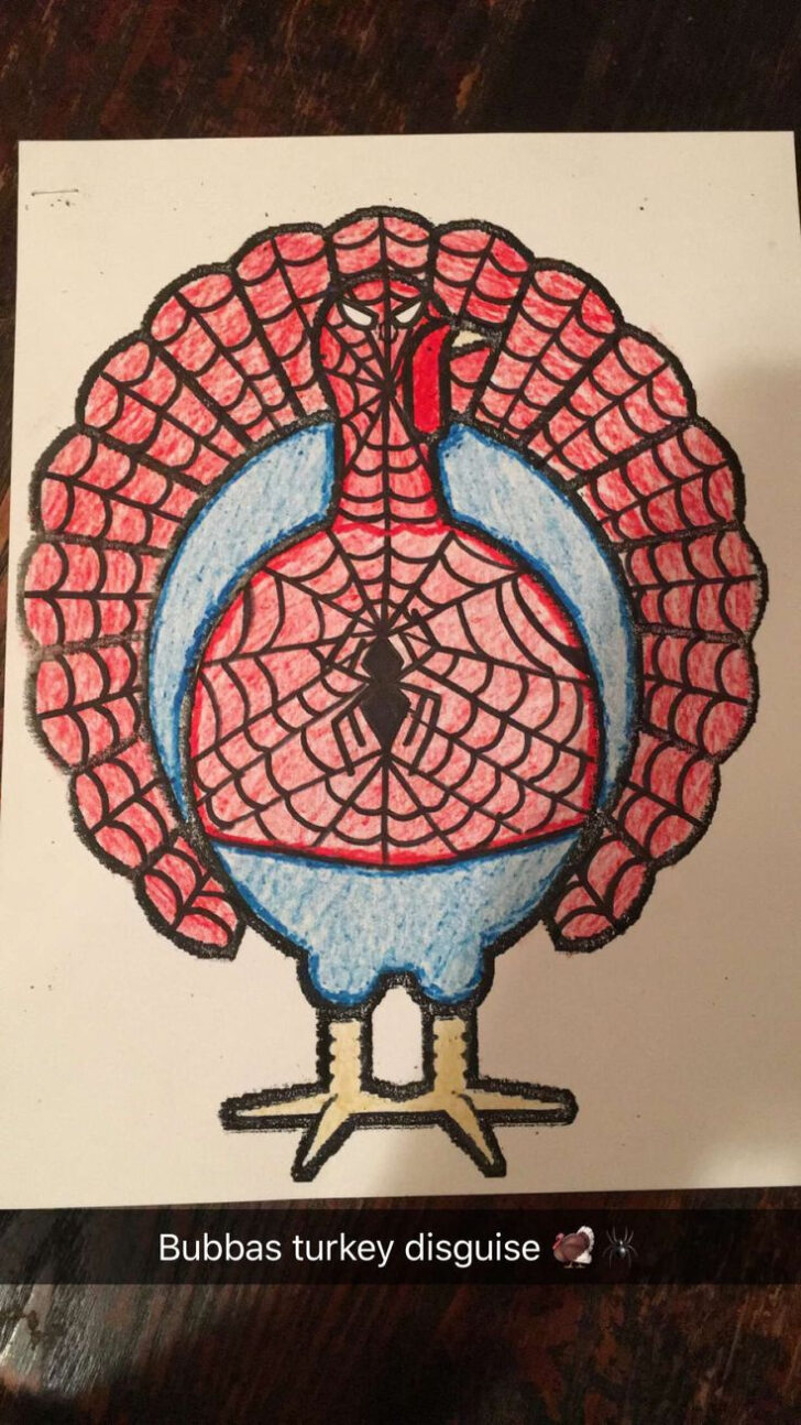 Turkey Disguise Spiderman Printable