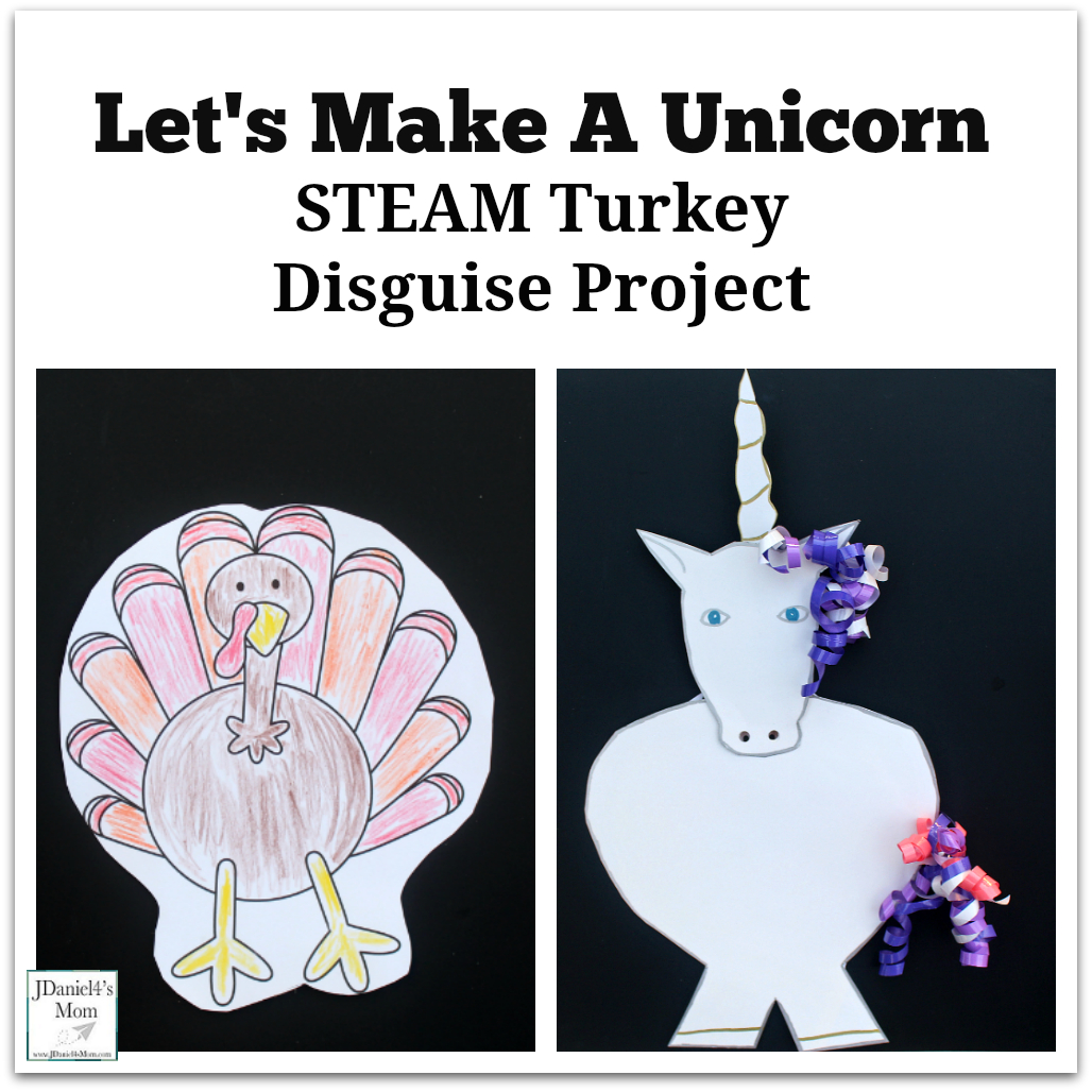 Steam Turkey Disguise Project- Let&amp;#039;S Make It A Unicorn with Free Printable Disguise A Turkey Unicorn Template