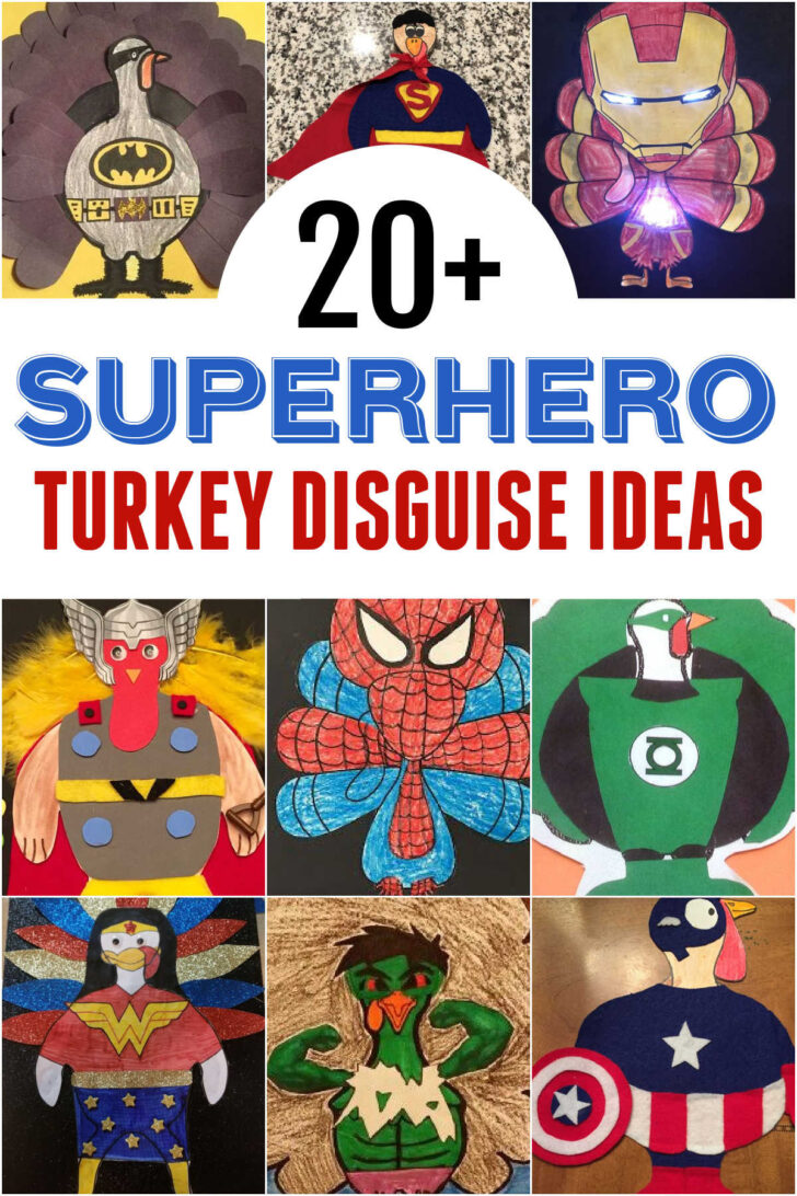 Iron Man Turkey Disguise Printable
