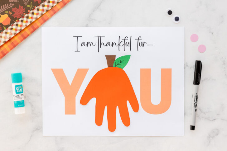 Free Printable I am Thankful For You For Cards