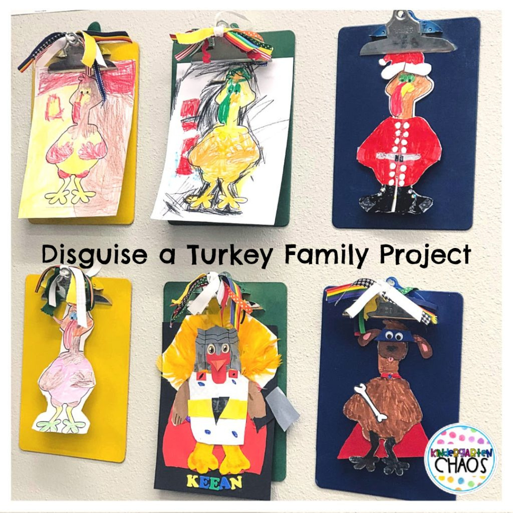 Thanksgiving Activities For Kindergarten - Kindergarten Chaos intended for Disguise A Turkey Printable Free Download Informational