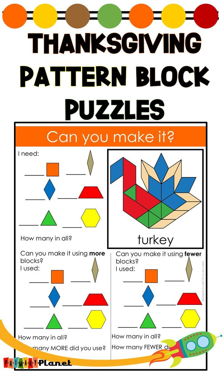 Thanksgiving Activities | Pattern Block Mats | Pattern Blocks throughout Turkey Pattern Block Printable