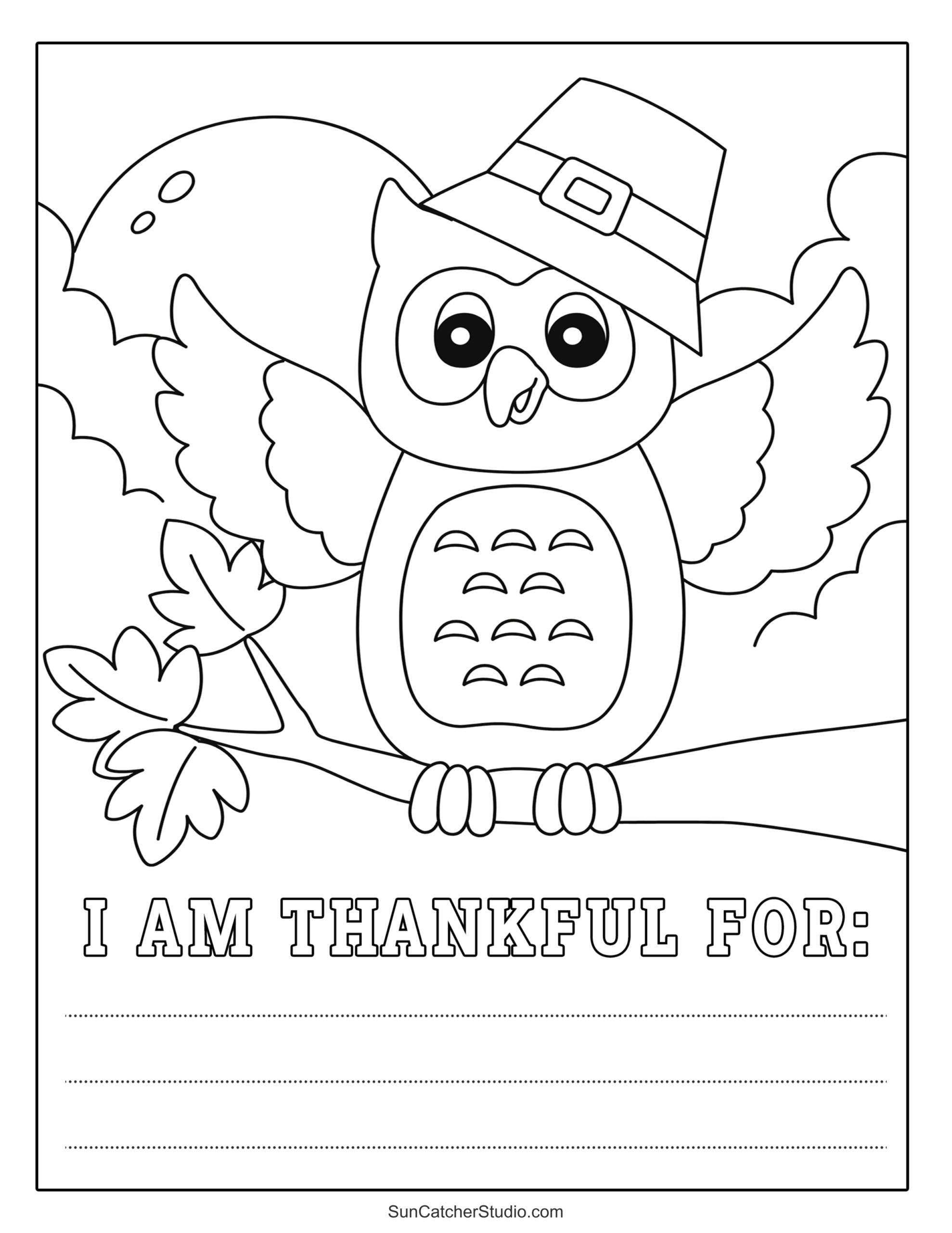 Thanksgiving Coloring Pages And Coloring Sheets – Free Printables inside What I am Thankful For Coloring Pages Printable