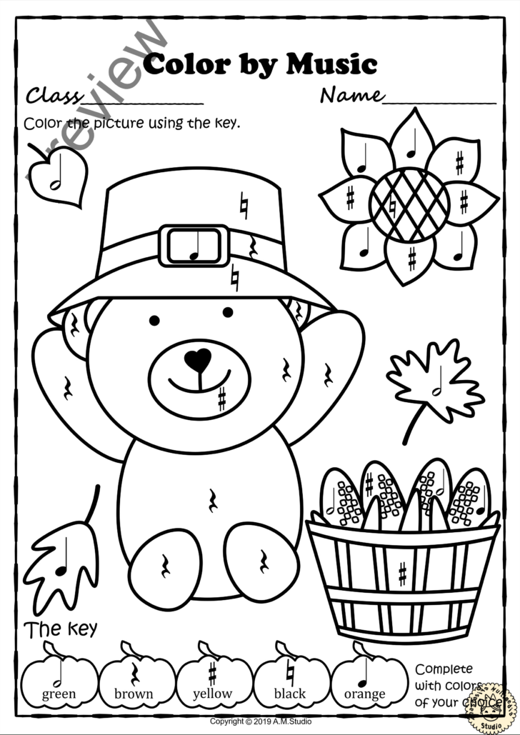 Thanksgiving Rhythm Worksheet Thanksgiving Rhythm Worksheet