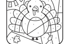 Thanksgiving Colornumber Printable Kids Activity – Fun Loving in Free Printable Color By Number Turkey